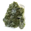 Cristalli di epidoto verde dal Marocco su roccia ospite - 2