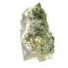 Cristalli di epidoto verde dal Marocco su roccia ospite - 5