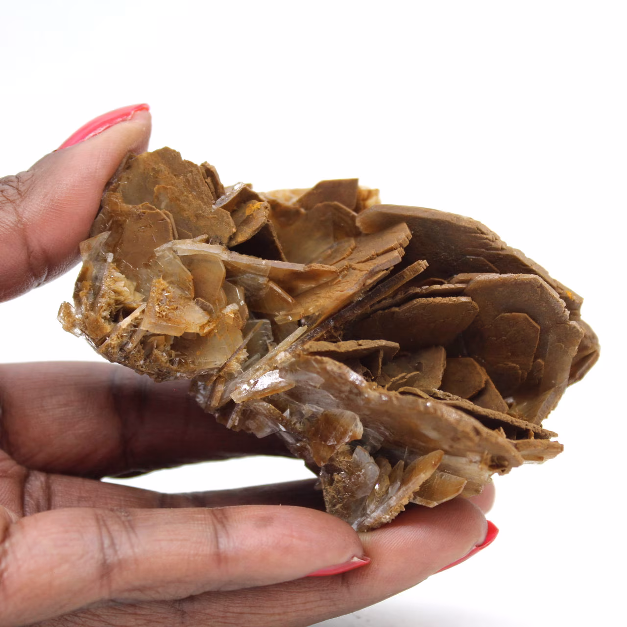 Esemplare in miniatura di barite dal Marocco