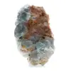 Fluorite verde naturale: campione su roccia per la raccolta - 1