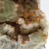 Fluorite grezza dal Marocco: grande cristallo verde su roccia ospite - 6