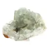 Pietra di fluorite verde grezza: campione cristallizzato su roccia - 1