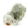 Pietra di fluorite verde grezza: campione cristallizzato su roccia - 2