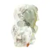 Pietra di fluorite verde grezza: campione cristallizzato su roccia - 3