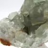 Pietra di fluorite verde grezza: campione cristallizzato su roccia - 5