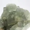 Pietra di fluorite verde grezza: campione cristallizzato su roccia - 6