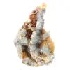 Roccia di fluorite verde: grande cristallo sulla sua matrice - 2