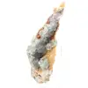 Roccia di fluorite verde: grande cristallo sulla sua matrice - 3