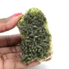 Epidoto verde di Imilchil, una formazione naturale sulla ganga - 0