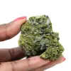 Esemplare naturale di epidoto verde dal Marocco - 0