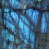 Esemplare di labradorite lucidata, roccia minerale decorativa - 6