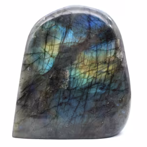 Ornamento minerale in labradorite lucidata per uso interno