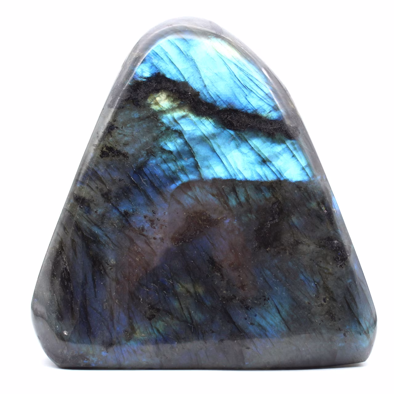 Roccia di labradorite levigata, Madagascar autentico