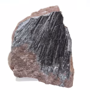 Pirolusite, roccia compatta da collezione Marocco