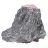 Piccolo ornamento di pirolusite, cristallizzazione