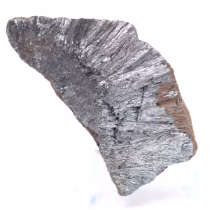 Piccolo esemplare di pirolusite, cristallizzazione Marocco