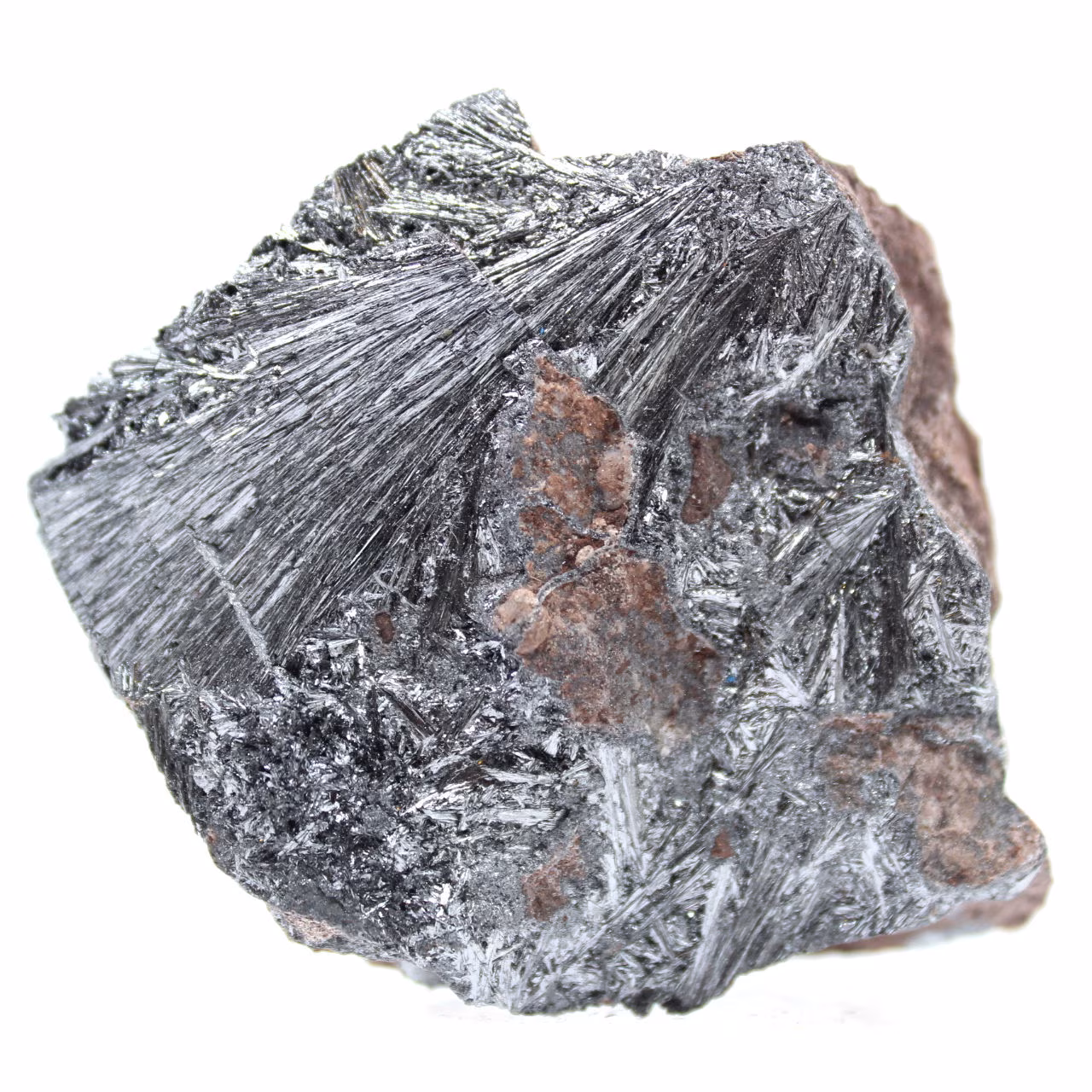 Pirolusite su ganga, collezione e decorazione