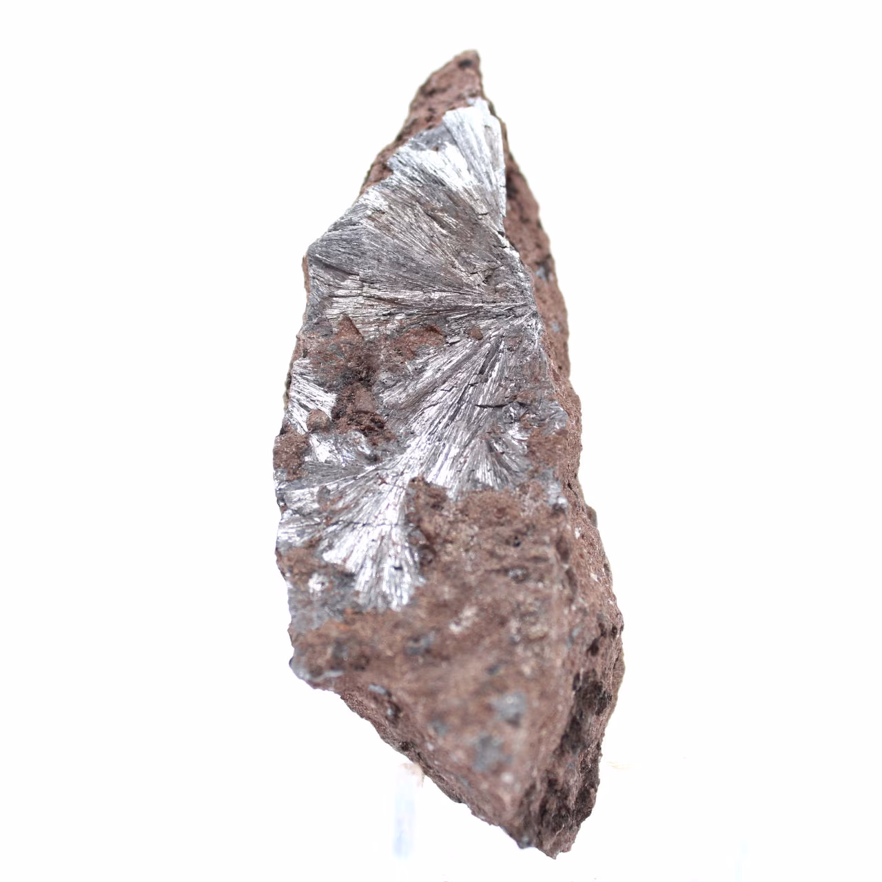 Cristalli di pirolusite grezzi, campione lungo