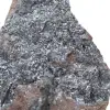 Pirolusite, roccia grezza, cristallizzazione fine, Marocco - 2