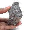 Pirolusite, roccia grezza, cristallizzazione fine, Marocco - 1