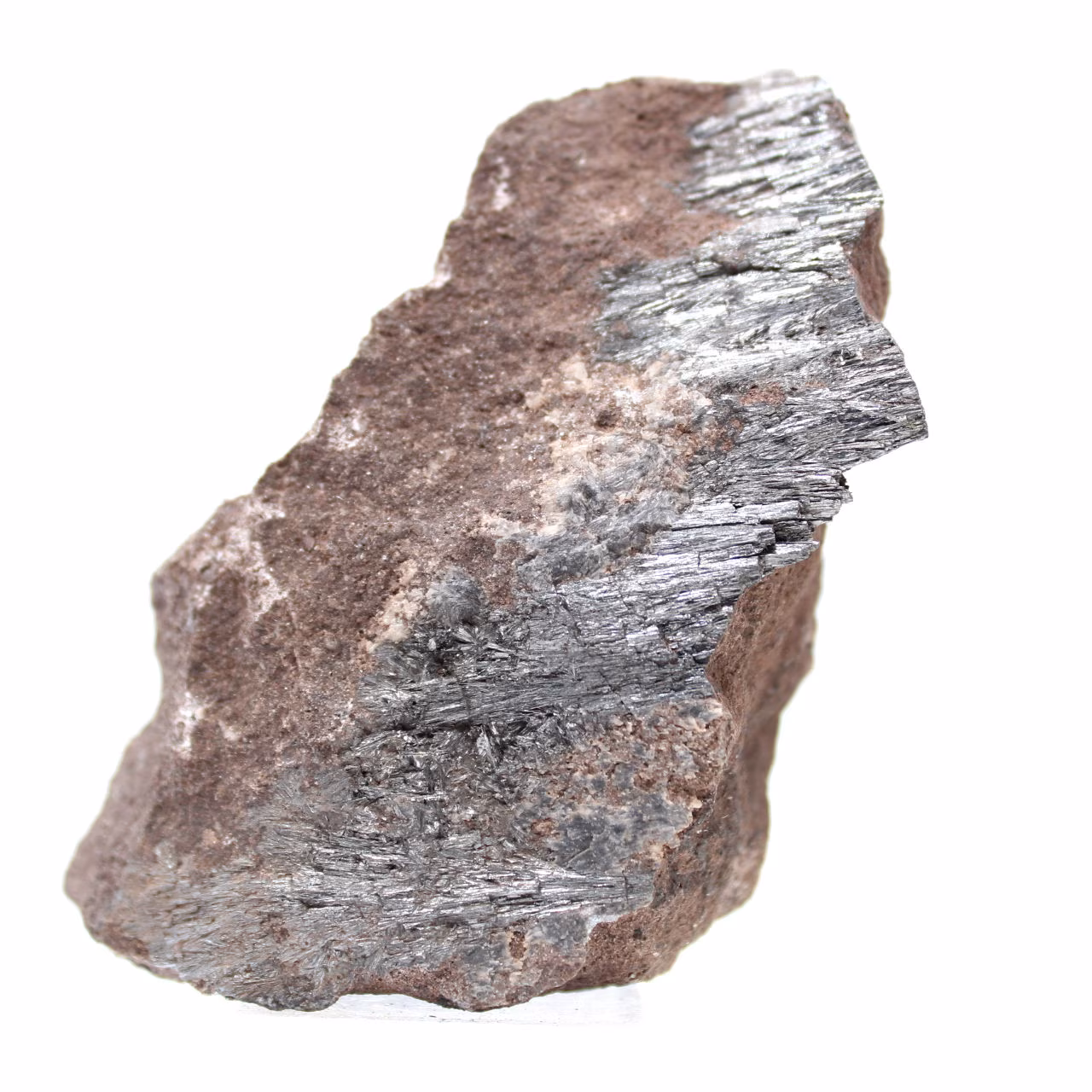 Cristallizzazione di pirolusite dal Marocco, campione grezzo