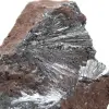 Cristalli di pirolusite, roccia minerale del Marocco - 2