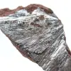 Pirolusite, sottile campione di cristallo dal Marocco - 2