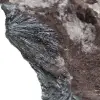 Cristalli di pirolusite su matrice, roccia naturale - 2