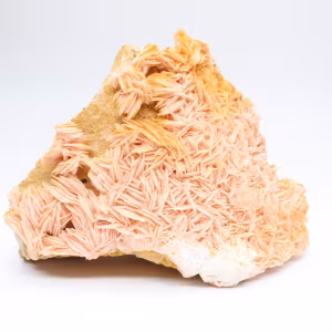 Cristalli di barite arancione dal Marocco per collezionisti