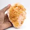 Barite arancione dal Marocco con cristallizzazione marcata - 4