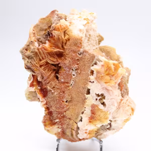 Esemplare di barite arancione marocchina compatta