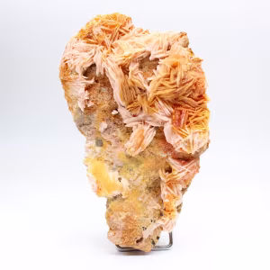 Esemplare di barite arancione marocchina in cristalli naturali