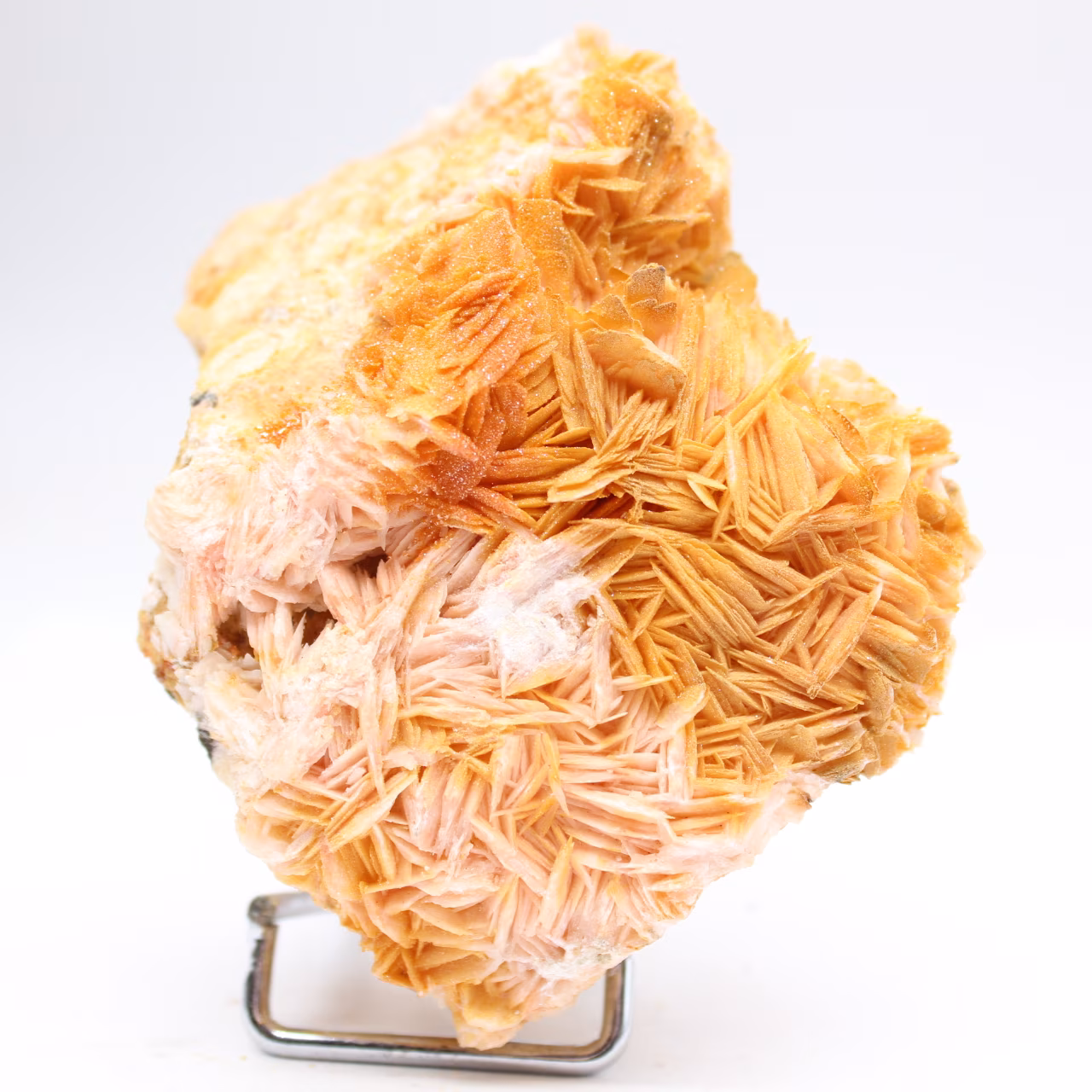 Barite arancione marocchina con cristalli naturali
