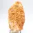 Cristalli naturali di barite arancione marocchina