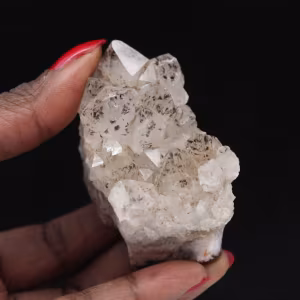 Esemplare di quarzo goethite compatto, pietra naturale 130 g