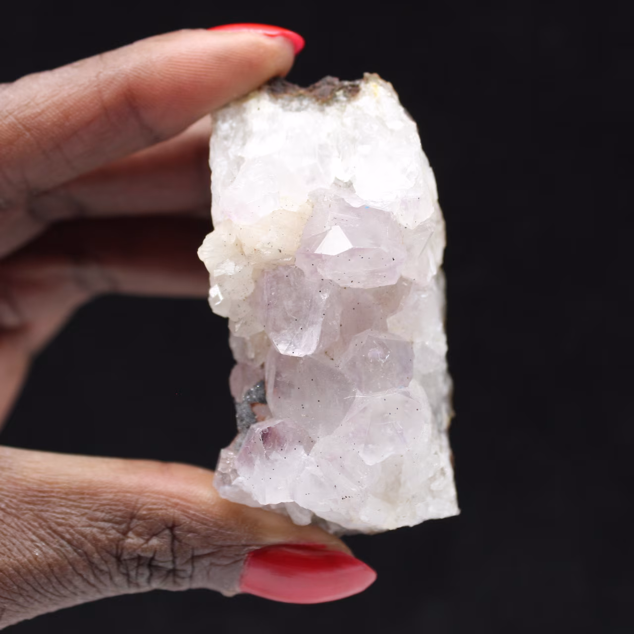 Mini esemplare di quarzo goethite, decorazione marocchina, 110 g
