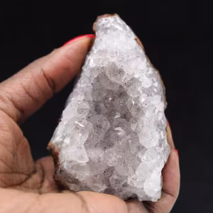 Druse di quarzo e goethite, pietra naturale marocchina 225 g