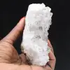 Quarzo grezzo dal Marocco, cristalli con inclusioni di goethite - 15