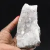 Esemplare di quarzo e goethite dal Marocco, geode filamentosa - 0