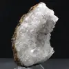 Esemplare di quarzo e goethite dal Marocco, geode filamentosa - 2