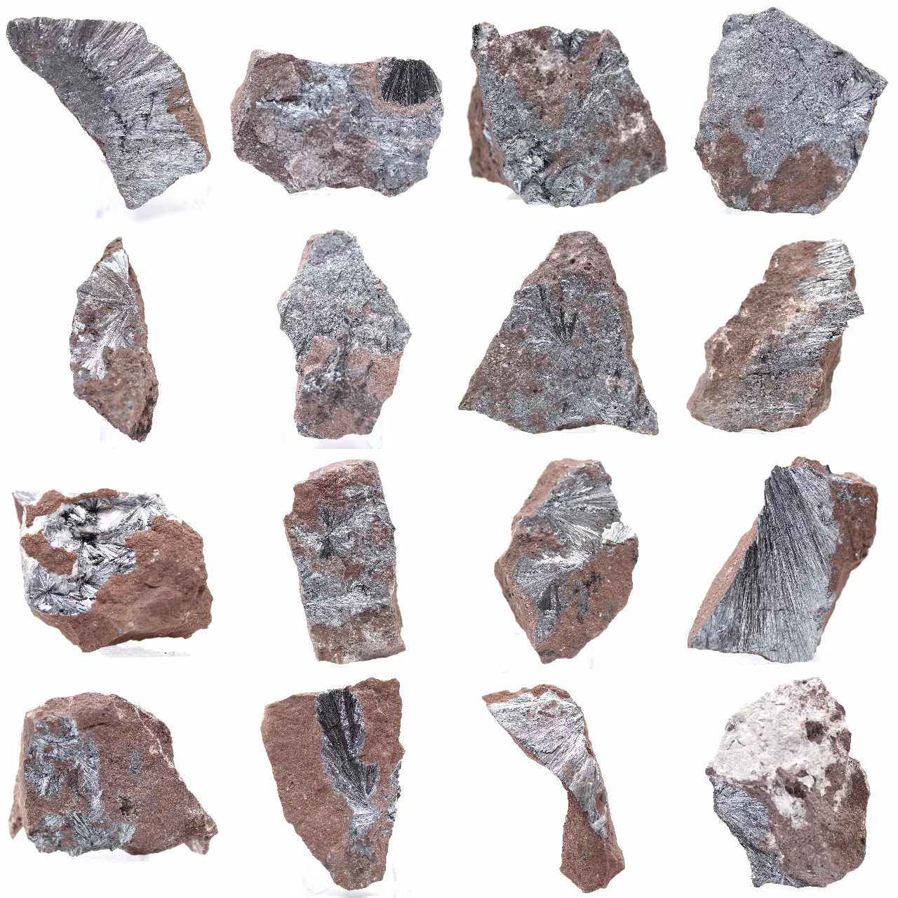 Pirolusite, esemplare autentico su matrice