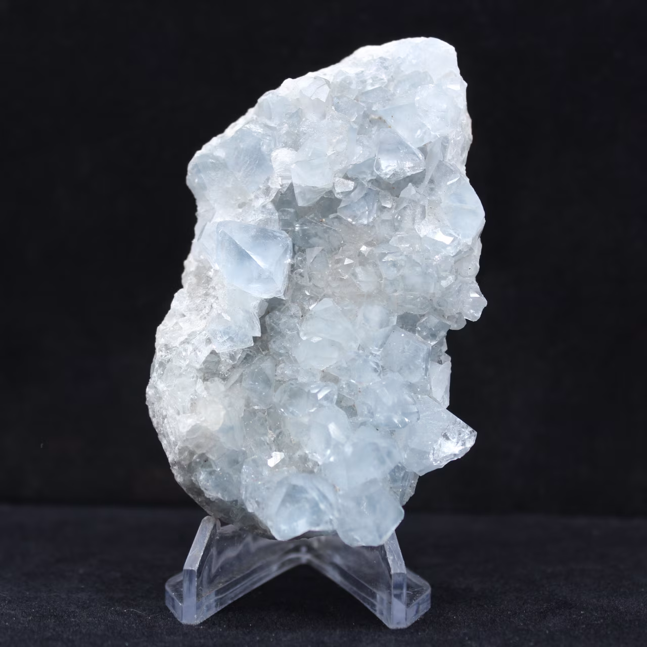 Drusa di Celestina naturale - Cristallo da collezione