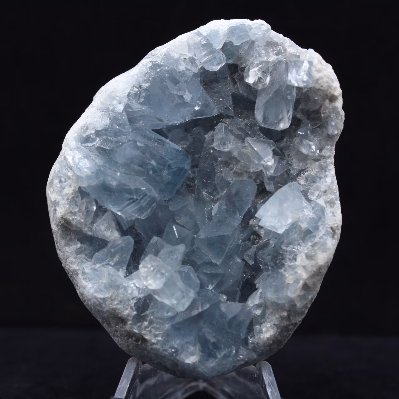Celestite blu: esemplare mineralogico malgascio
