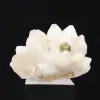 Quarzo naturale in miniatura a forma di fiore proveniente dal Marocco - 0