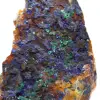 Malachite azzurra grezza bicolore - 4