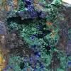 Esemplare di azzurrite malachite grezza - 3