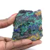 Esemplare di azzurrite malachite grezza - 4