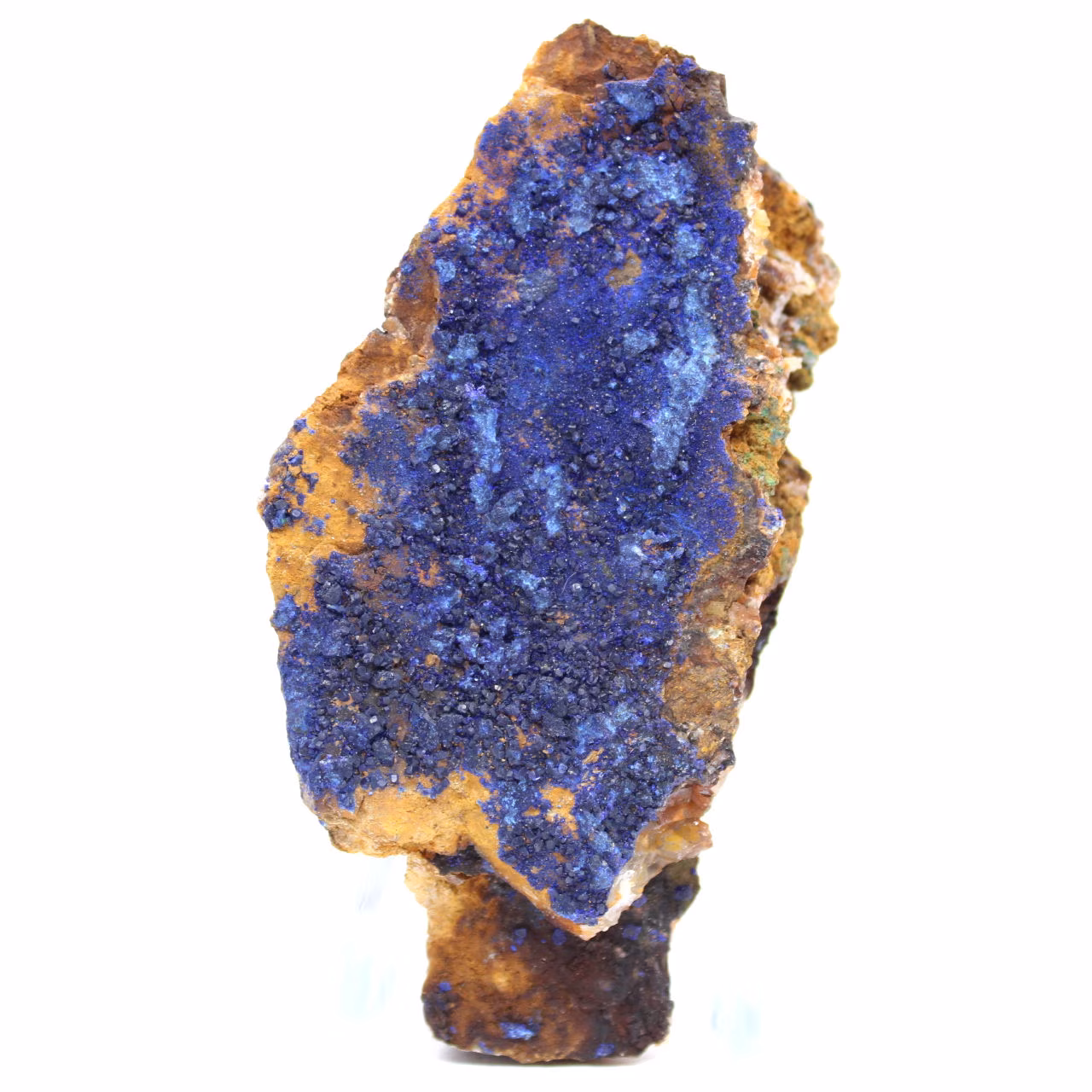 Esemplare di azzurrite malachite grezza