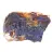 Cristalli di malachite e azzurrite Marocco