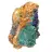 Duo di azzurrite e malachite naturali